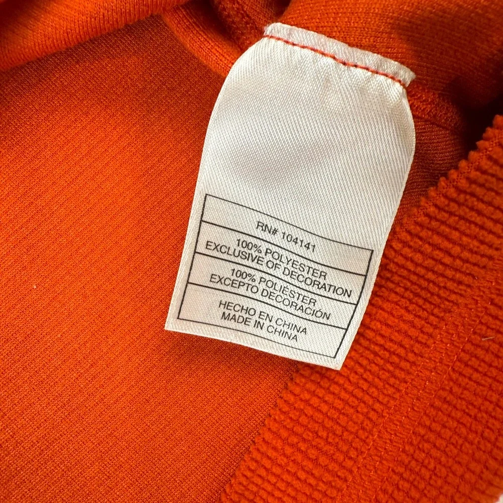 Nike ACG Mens XL Orange Pullover‎ 1/4 Zip Long Sleeve Athletic Shirt